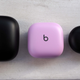 From left to right: Powerbeats Pro, Beats Fit Pro, and Beats Studio Buds.